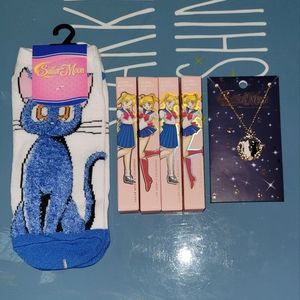 Sailor Moon Luna Makeup Bag Stuffed with Sailor Moon Goodies